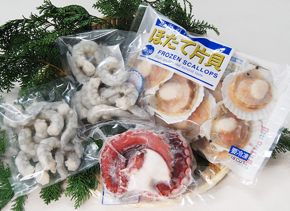 海のご馳走トリオ　三彩セット