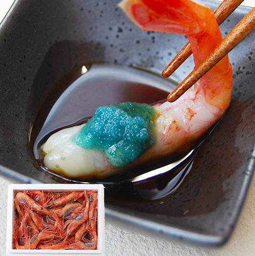 天然子持ち甘えび500g　１箱