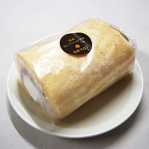 焼栗モンブランロール