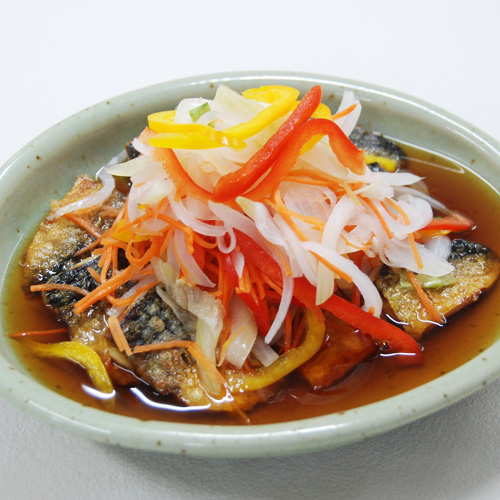 焼きサバの南蛮漬け